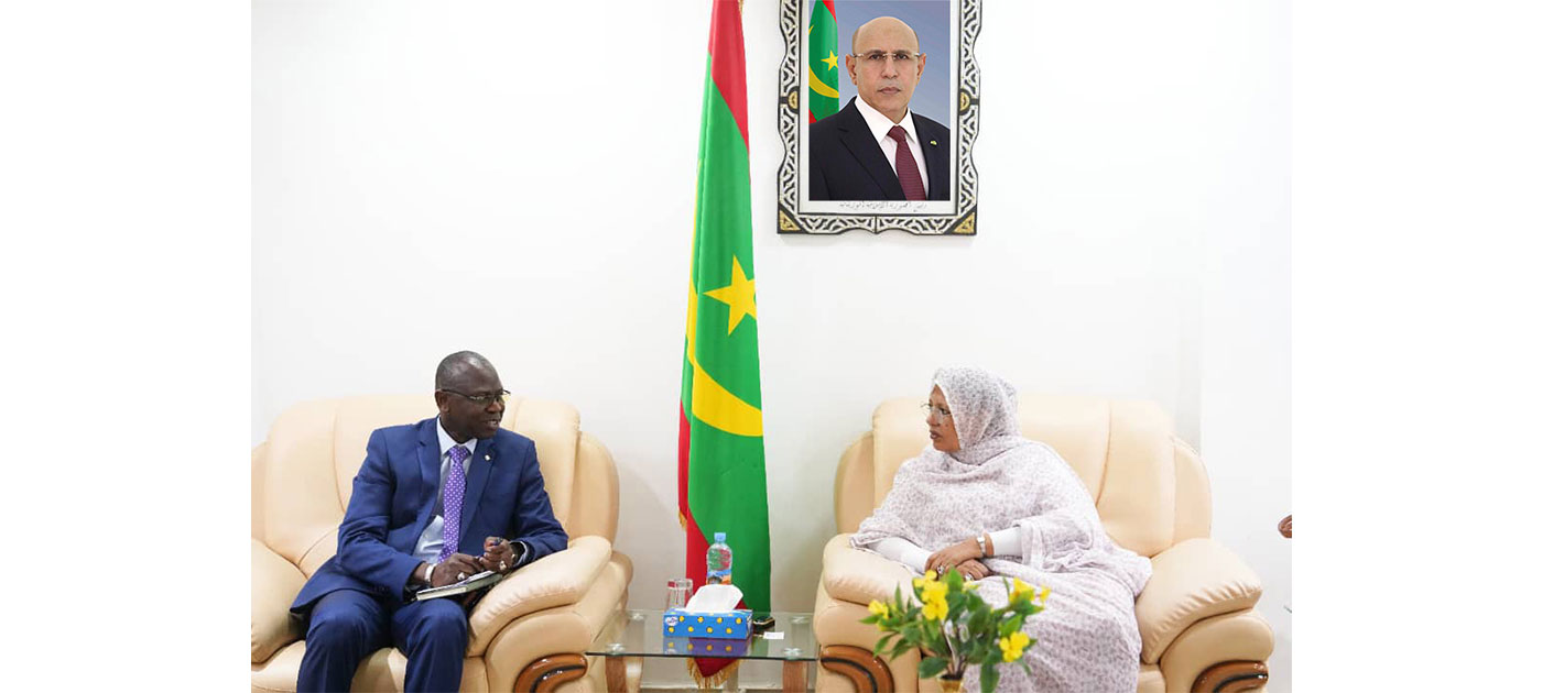 Nouakchott : le commissaire à la sécurité alimentaire et le représentant résident de la Banque mondiale discutent des relations de coopération entre la Mauritanie et la Banque Mondiale