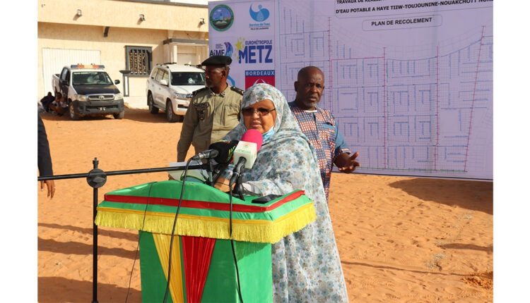 Nouakchott : Inauguration de 21 km de réseau d’eau potable à Toujounine par la région de Nouakchott