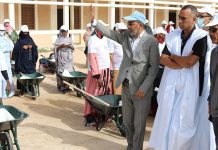 Le délégué général à la solidarité lance une campagne de nettoyage des écoles sur tout le territoire mauritanien