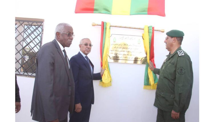Boghé : Le ministre de la Défense, des Affaires des Retraités et des enfants de Martyrs inaugure une caserne mobile de la gendarmerie dans la wilaya du Brakna