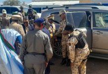 Des dirigeants sécuritaires inspectent le poste frontalier de Gogui Zamal adjacent au Mali