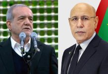 Le président Ghazouani félicite son homologue iranien à l'occasion du 47e anniversaire de la révolution iranienne