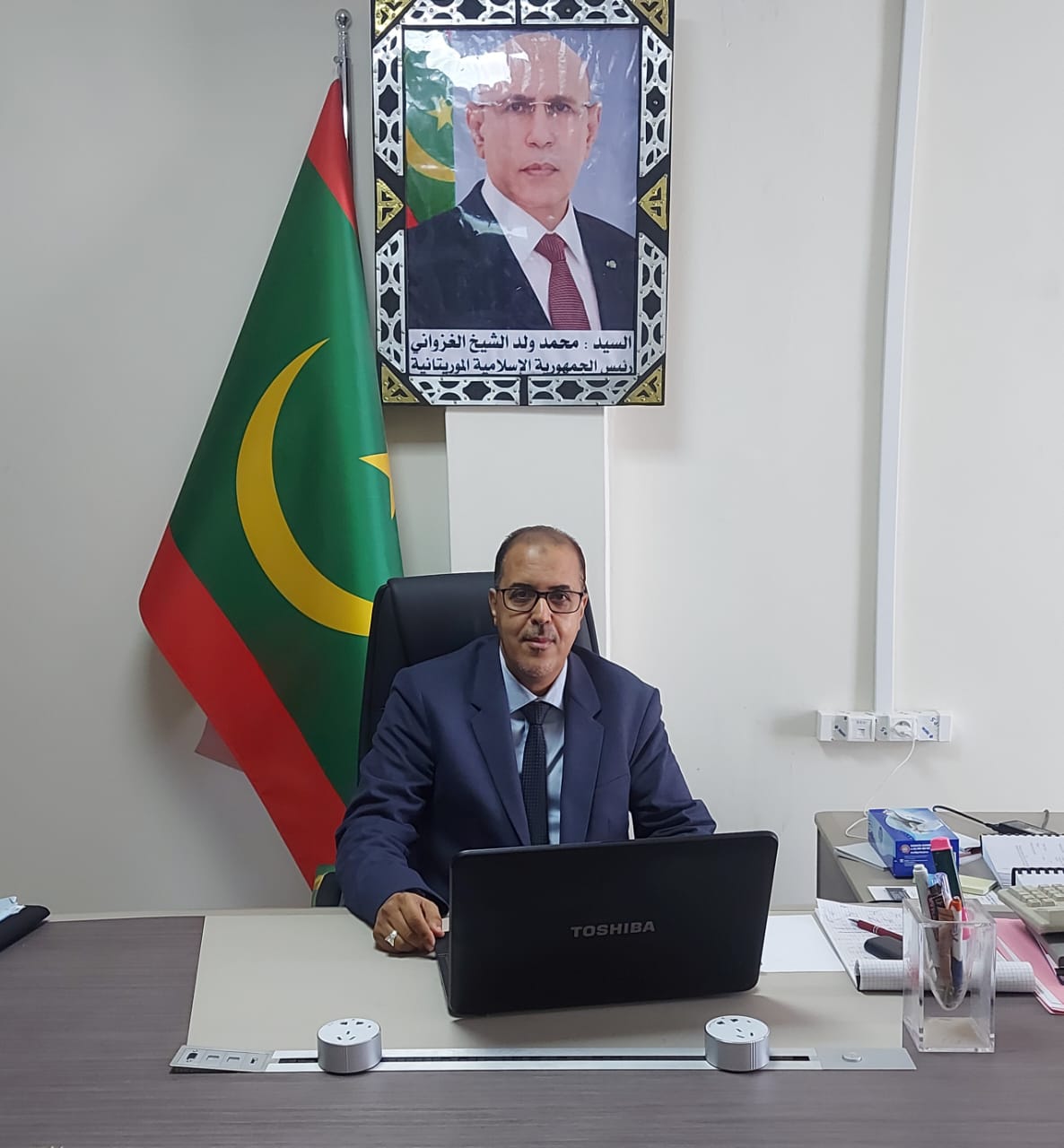 Ould El Feirek examine les préparatifs pour le lancement des travaux de construction de certaines annexes du pont de Rosso