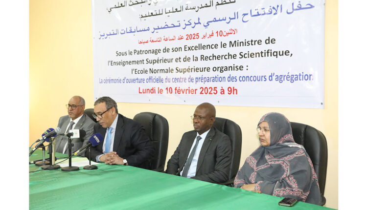 Nouakchott : Ouverture officielle du Centre de préparation des concours d’agrégation sous la supervision du ministre de l’enseignement supérieur et de la recherche scientifique