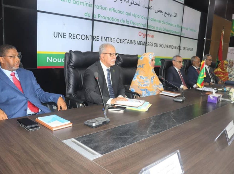 Nouakchott : Les ministres et Walis discutent du niveau de mise en œuvre des politiques et programmes du gouvernement