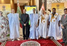 En présence de représentants officiels mauritaniens, l'ambassade de l'Inde célèbre le 76e anniversaire de la fête nationale de son pays