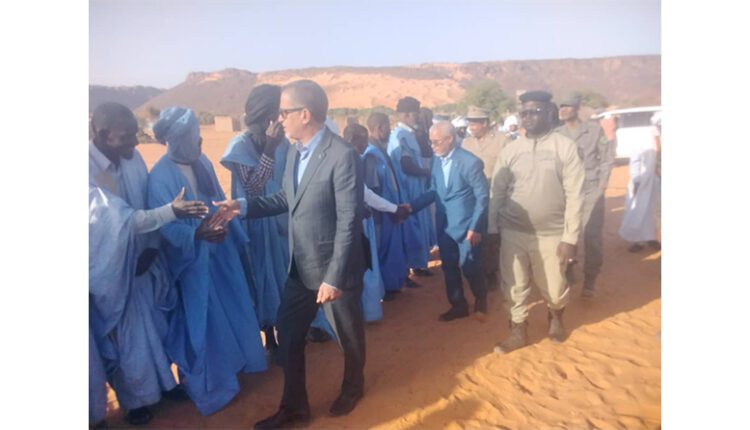 Commune de Maaden El Irvan :  Le DG de TAAZOUR effectue une visite de terrain dans le village Tavajar
