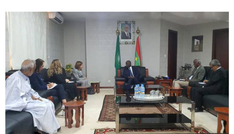 Nouakchott : Rencontre du ministre des affaires étrangères avec l’ambassadrice de Roumanie