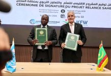 La Mauritanie et le Tchad signent une convention de financement pour le projet « Relance Sahel » avec une enveloppe de137 millions de dollars