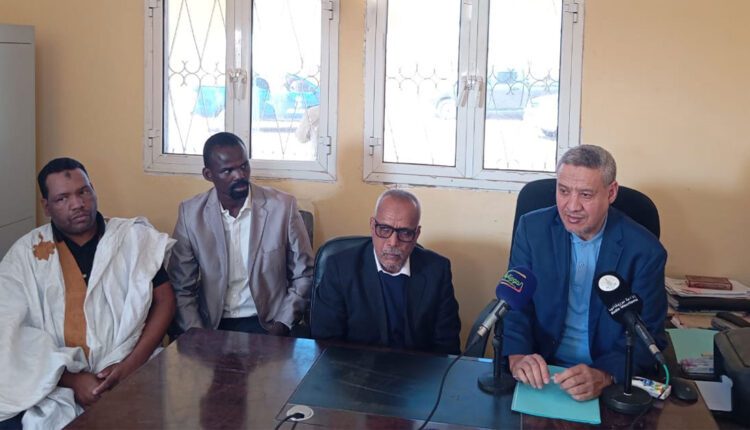 Brakna : Le wali mouçaid du Brakna préside une réunion avec les représentants des transporteurs et des sociétés de transport routier