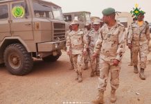 Le chef d'état-major adjoint visite la direction de l'artillerie à Chami