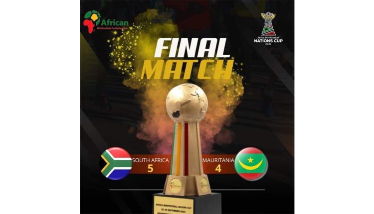 Johannesbourg : L’équipe nationale classée deuxième de la coupe d’Afrique des Nations pour le football minime