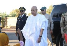 Ould Ghazouani arrive à la ville de Maghama, deuxième étape de sa visite dans la région du Gorgol
