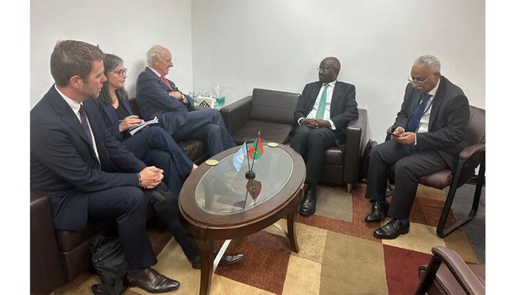 New York : Rencontre du ministre des Affaires étrangères avec l’envoyé spécial du secrétaire général des Nations Unies chargé du Sahara occidental