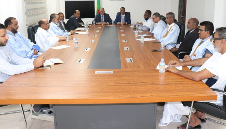 Nouakchott : tenue d’une séance de travail par le ministre de l’Agriculture avec le Président de l’Union Nationale du Patronat Mauritanien