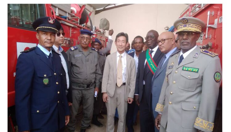 Sélibaby : Le Délégué Général à la Sécurité Civile et à la Gestion des Crises supervise la cérémonie de réception de deux camions de pompiers