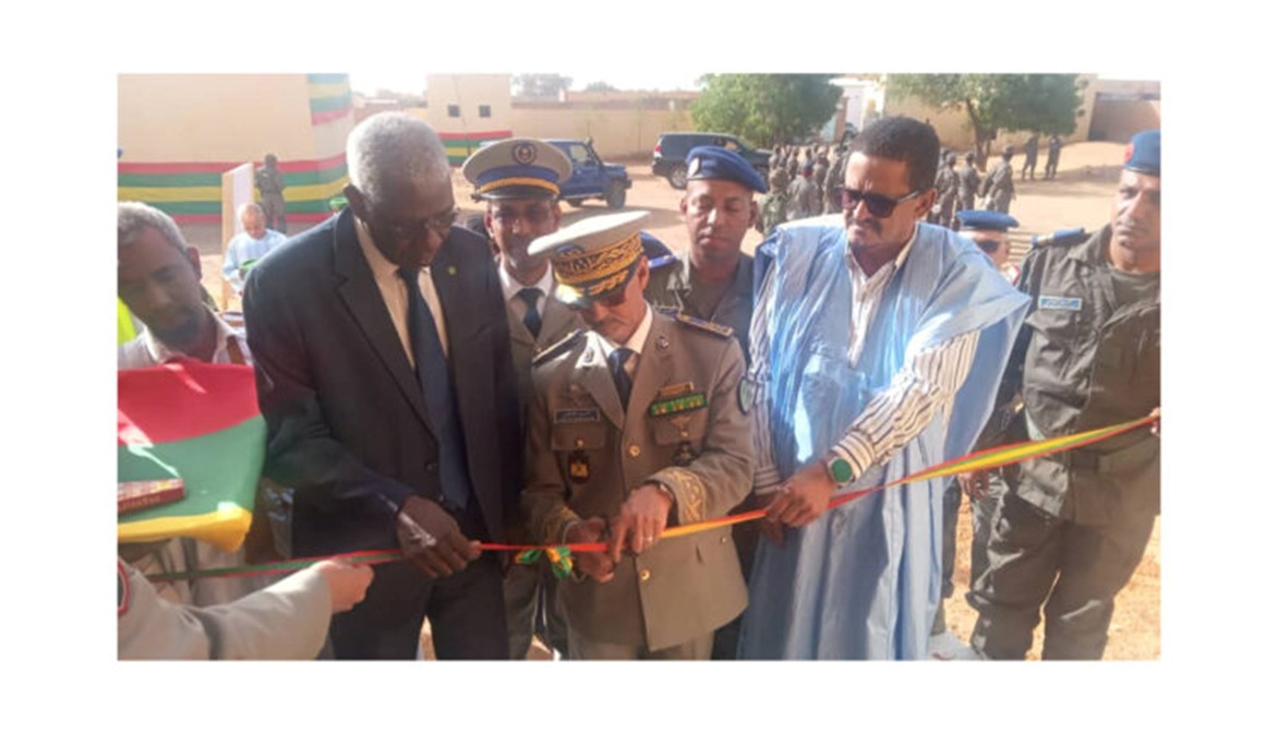 Inauguration d’un nouveau quartier général du Groupement régional de la Garde nationale n°4 à Aleg