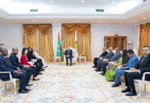 Ghazouani discute avec une délégation de la Banque mondiale de la création d'emplois pour les jeunes