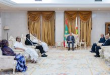 Après la suspension des sessions de dialogue,Ould Ghazouani reçoit le bureau de l'Institution de l'opposition.