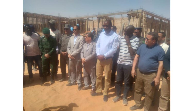 Le ministre de l’Habitat ; visite des travaux en cours de réalisation d’infrastructures publiques dans la wilaya de l’Assaba