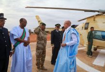 Ghazouani arrive à Timbedra, septième étape de sa tournée d'inspection dans le Hodh Charghi