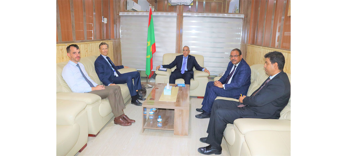 Nouakchott : Le ministre de l’Intérieur discute avec le chef de délégation de l’UE
