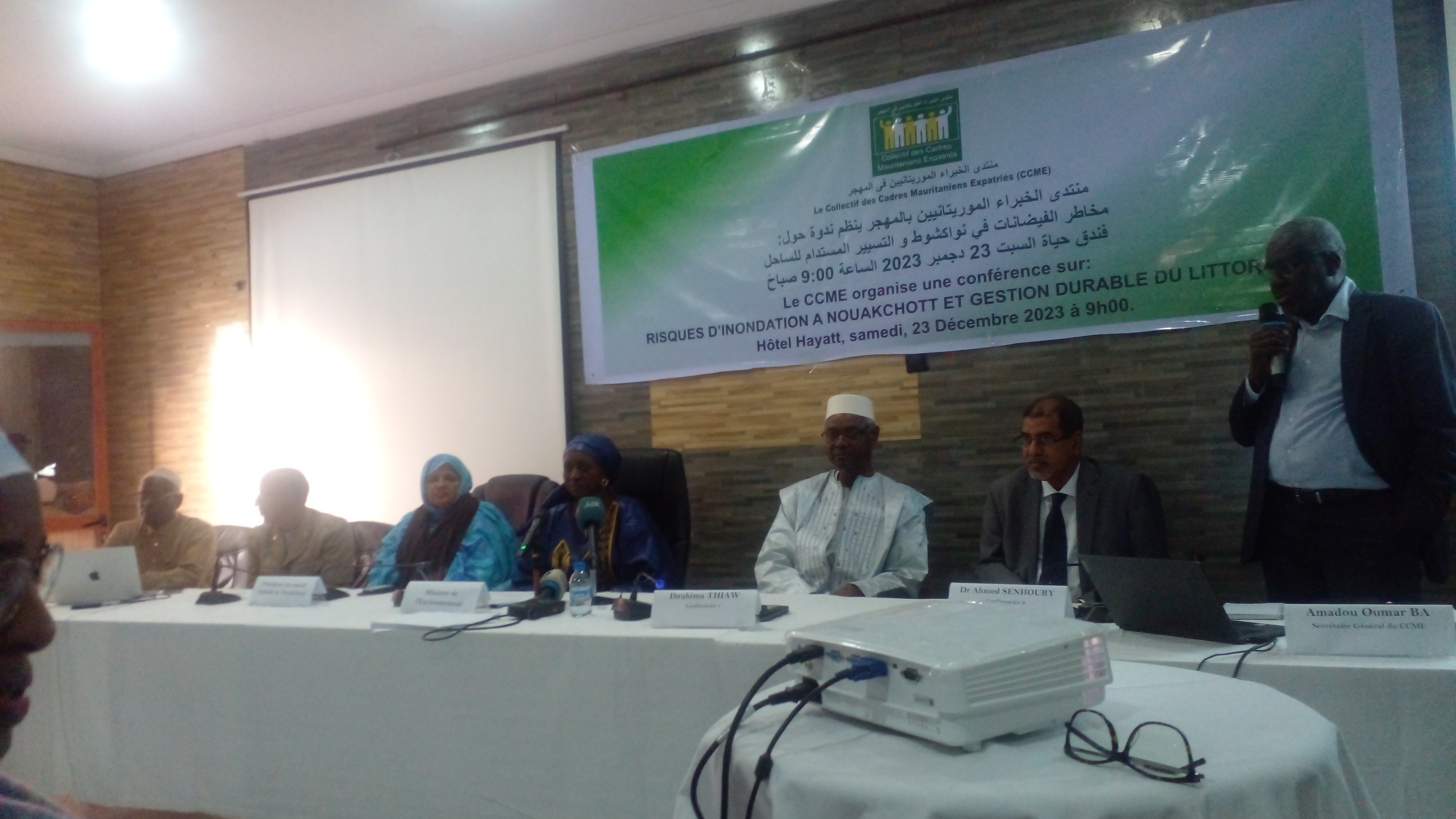 Conférence du CCME sur les risques de submersion de la ville de Nouakchott