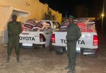 La douane saisit sept tonnes de riz de contrebande dans les régions de Gorgol et Guidimaka