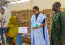 Akjoujt : distribution de fournitures scolaires à plusieurs écoles de la ville