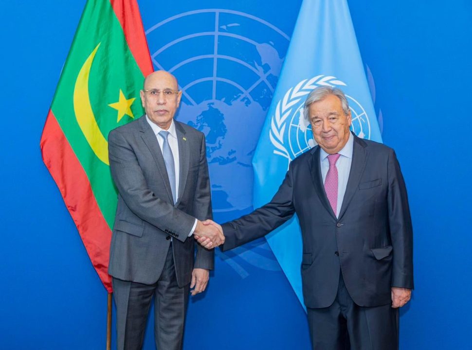 Ould Ghazouani et Guterres discutent des questions africaines et des développements internationaux