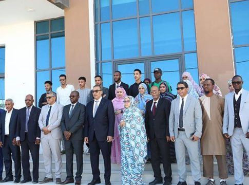 Le ministre de l'enseignement supérieur visite l'école de commerce de Nouakchott pour la première fois depuis sa nomination