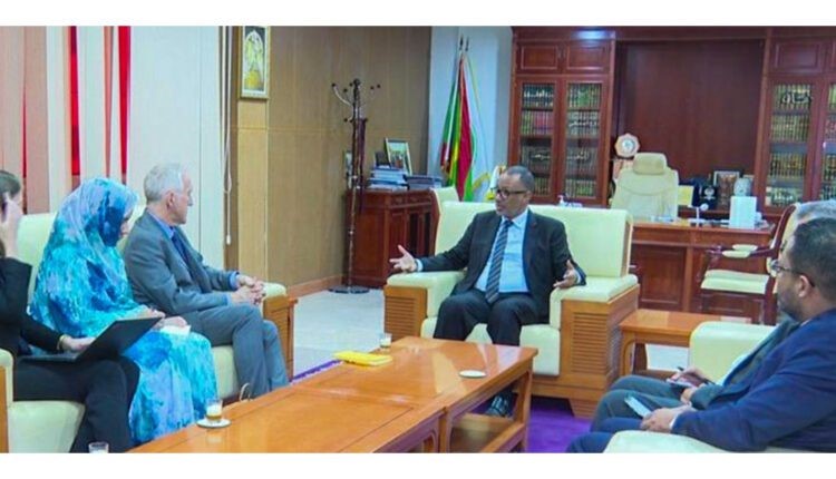 Le président du patronat mauritanien discute avec l’ambassadeur du Royaume uni des perspectives de développement économique...