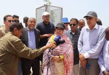 Le ministre de l'environnement inspecte le programme de boisement dans le cadre du programme de développement de Nouakchott