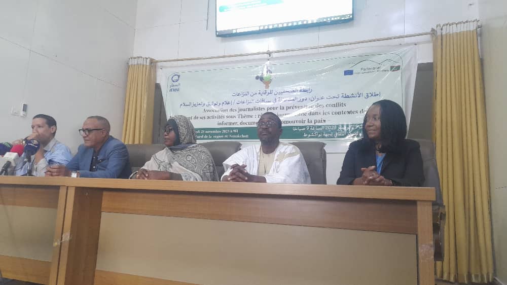 Lancement des activités de l’association des journalistes pour la prévention des conflits à Nouakchott
