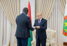 Le président Ghazouani reçoit une lettre de son homologue sénégalais