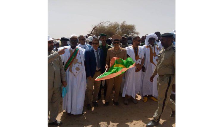 Le hakem de la Moughataa de N’tékane supervise les travaux de construction du pont « El Khair » au profit des villages de Condé 2