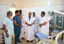 Le ministre de la santé visite le centre de santé de Boutilimit et vérifie la réalité des services qu'il fournit
