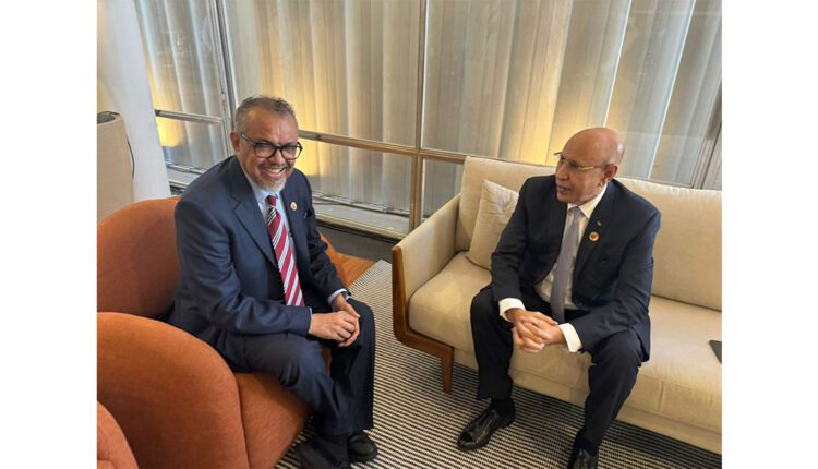 Entretien du président de l’Union africaine rencontre le directeur général de l’Organisation mondiale de la santé