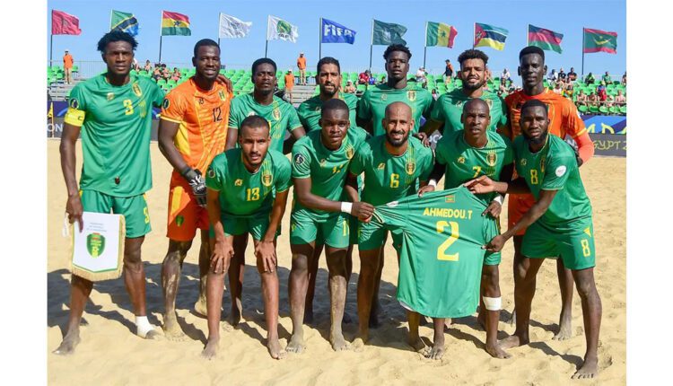 L’équipe nationale ; Victoire sur le Sénégal dans la Coupe d’Afrique des Nations de Beach Soccer en république arabe d’Egypte
