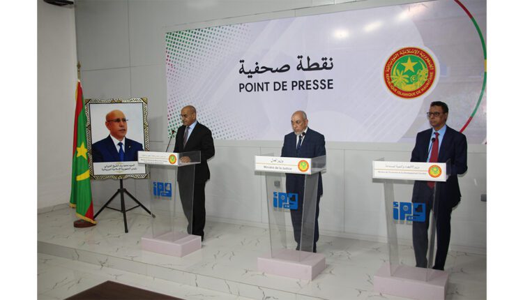 Nouakchott : tenue d’un point de presse par certains membres du gouvernement à la suite du conseil des ministres