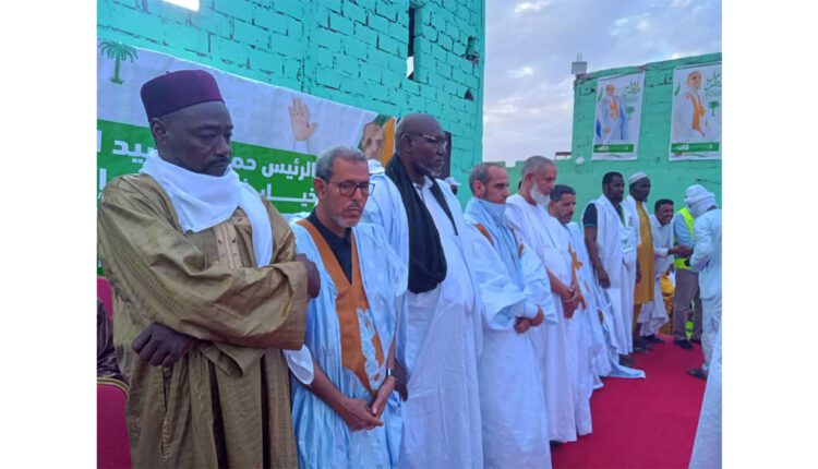 Rosso : Organisation d’un meeting électoral à Rosso par le candidat Hamady Sid’El Moctar Mohamed Abdi