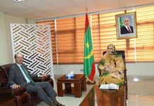 Mint Ahmednah discute avec l'ambassadeur d'Espagne de la promotion de la coopération commerciale entre la Mauritanie et l'Espagne