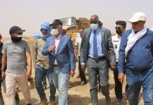 Le ministre de l'Agriculture inspecte les travaux de remise en état du projet Rukba dans la wilaya du Brakna