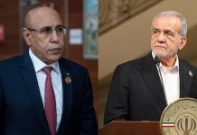 Ghazouani félicite son homologue iranien à l'occasion de l'Aïd al-Fitr