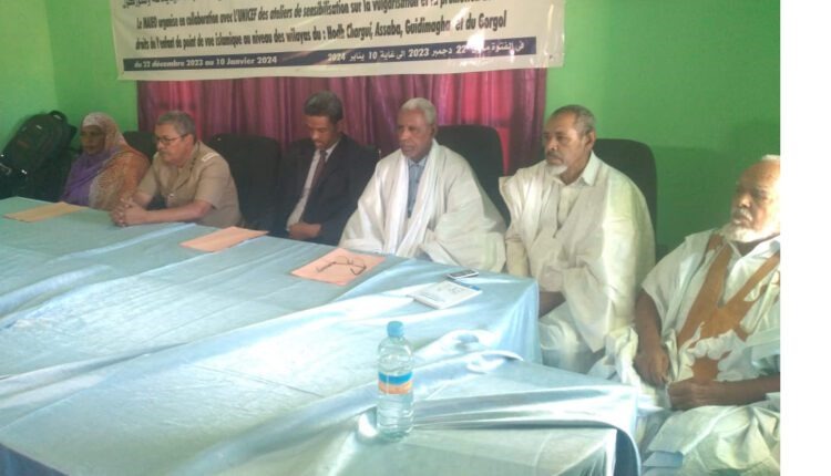 L’organisation d’un atelier d’échange d’expériences avec les collectivités locales dans les moughataas de l’Est sur le changement climatique à Kiffa