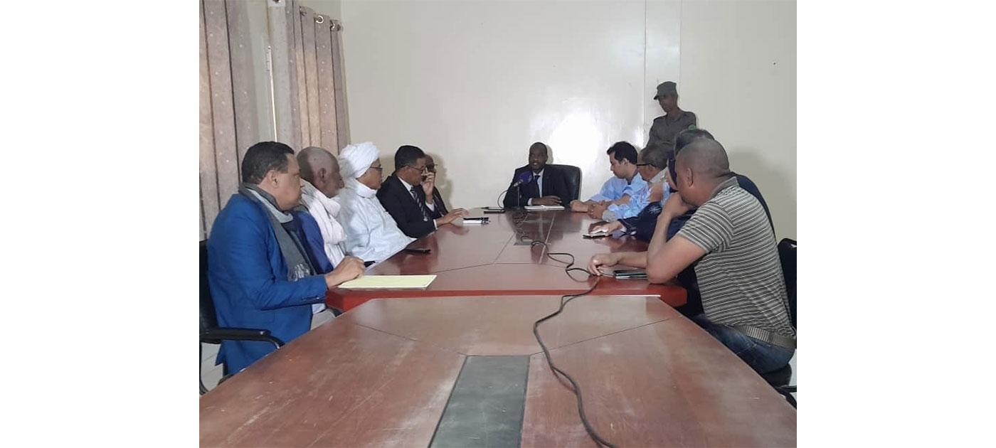 Le wali de l’Inchiri : Supervision des travaux d’une réunion de la Commission régionale de Développement local à Akjoujt
