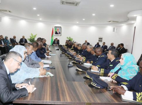 Ould Diay discute avec les gouverneurs de l'état d'avancement du programme d'urgence pour l'accès universel aux services essentiels