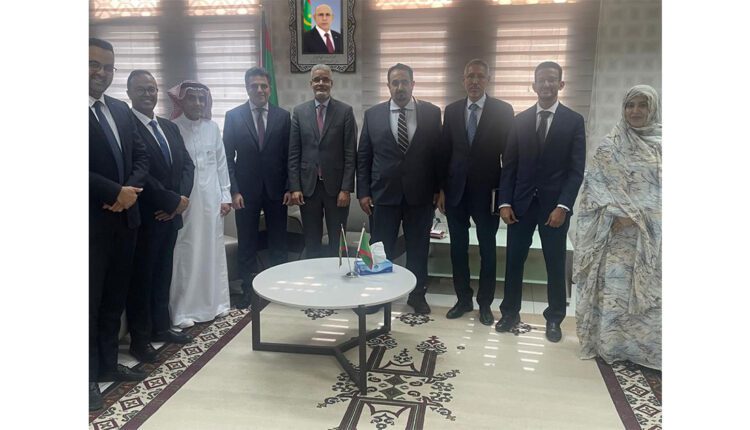 Nouakchott : Le ministre de l’Économie et des Finances discute avec le PDG de la société “HADEED”