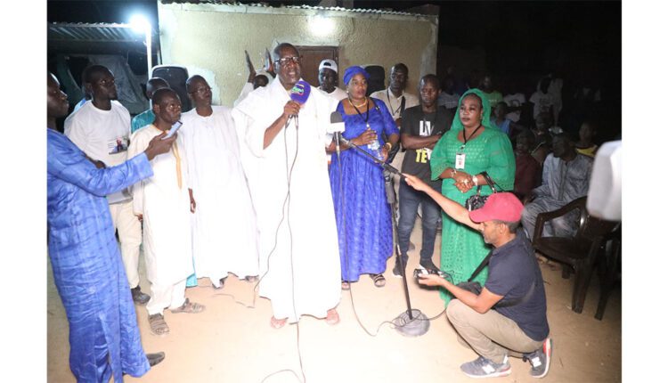 Wilaya du Brakna : Organisation d’un rassemblement populaire par le candidat à la présidentielle Mamadou Bocar Ba à Mbagne