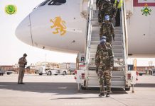 La Mauritanie accueille un nouveau contingent de ses forces participant à la mission MINUSCA
